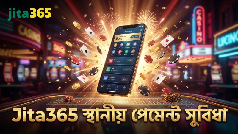 বাংলাদেশি স্থানীয় পেমেন্ট পদ্ধতির সাথে Jita365 প্রমোশন ব্যবহার।