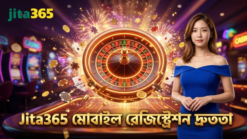 দ্রুত ও সহজ মোবাইল রেজিস্ট্রেশন Jita365 প্ল্যাটফর্মে