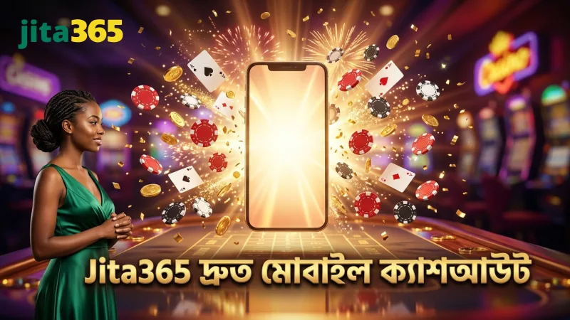 মোবাইল থেকে দ্রুত ক্যাশআউট করার সুবিধা Jita365 প্ল্যাটফর্মে