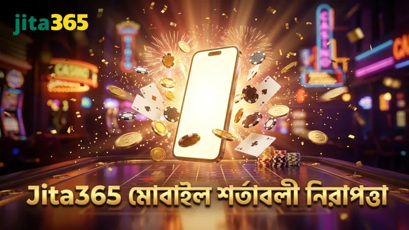 মোবাইল থেকে শর্তাবলী পড়া Jita365-তে নিরাপত্তা বাড়ায়