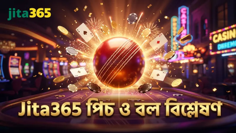 পিচ ও বলের সুইং বিশ্লেষণে Jita365 সাহায্য করবে